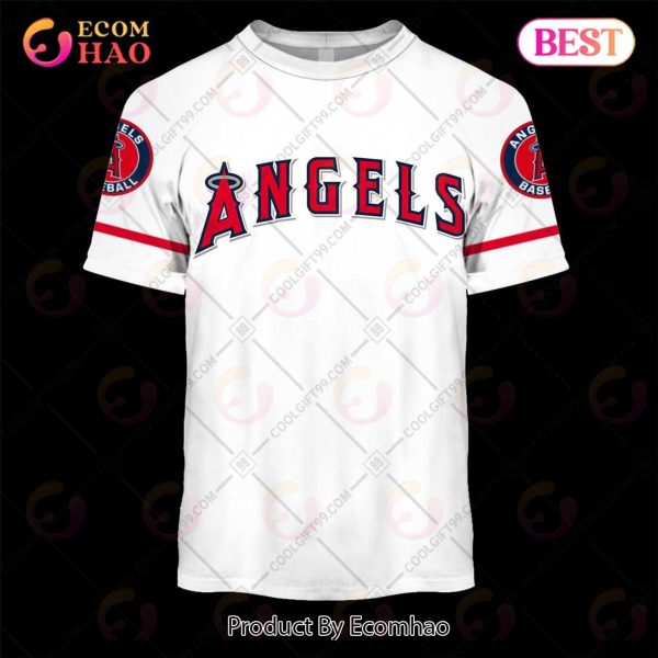 Personalized MLB Los Angeles Angels Home Jersey Style 3D Hoodie
