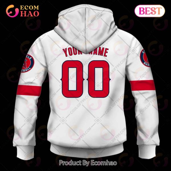 Personalized MLB Los Angeles Angels Home Jersey Style 3D Hoodie