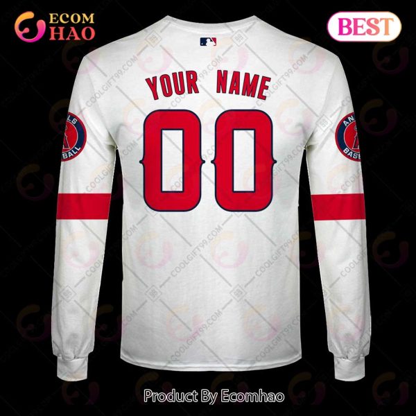 Personalized MLB Los Angeles Angels Home Jersey Style 3D Hoodie