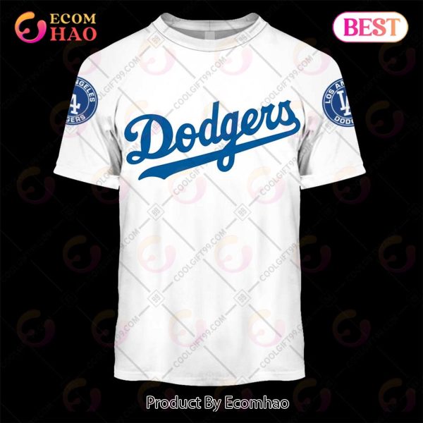 Personalized MLB Los Angeles Dodgers Home Jersey Style 3D Hoodie