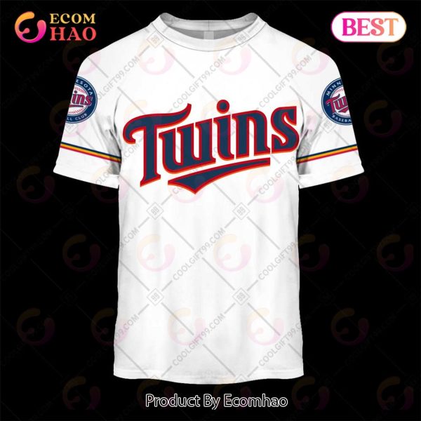 Personalized MLB Minnesota Twins Home Jersey Style 3D Hoodie