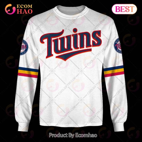 Personalized MLB Minnesota Twins Home Jersey Style 3D Hoodie