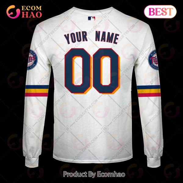 Personalized MLB Minnesota Twins Home Jersey Style 3D Hoodie