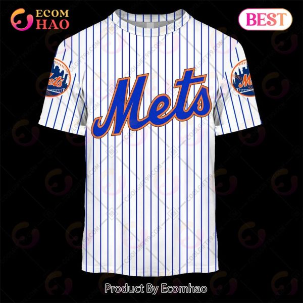 Personalized MLB New York Mets Home Jersey Style 3D Hoodie