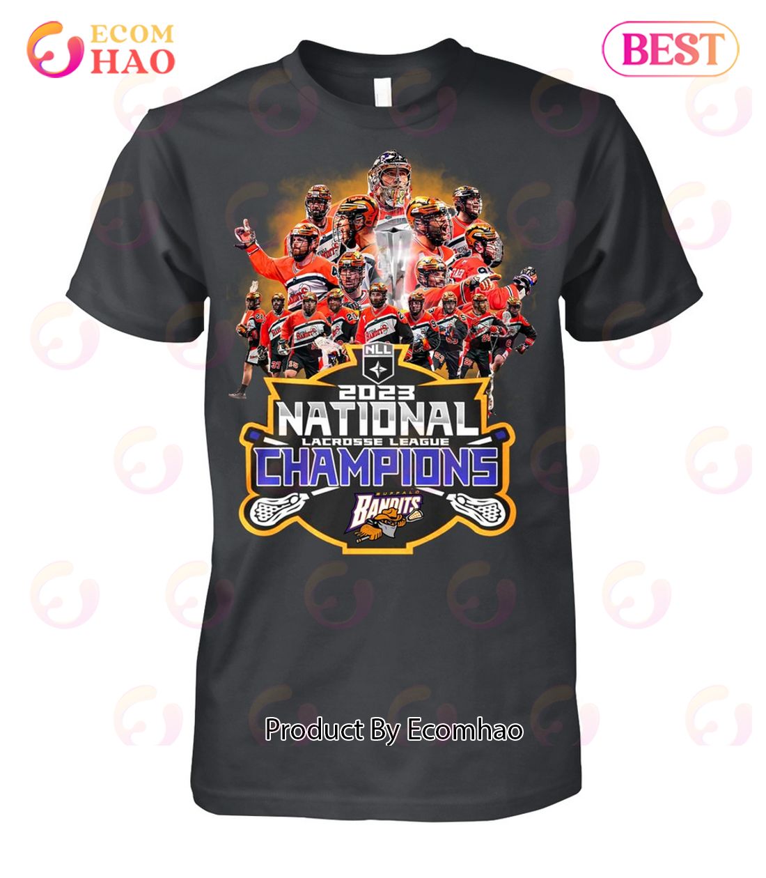 2023 National Lacrosse League Champions Buffalo Bandits Unisex T-Shirt