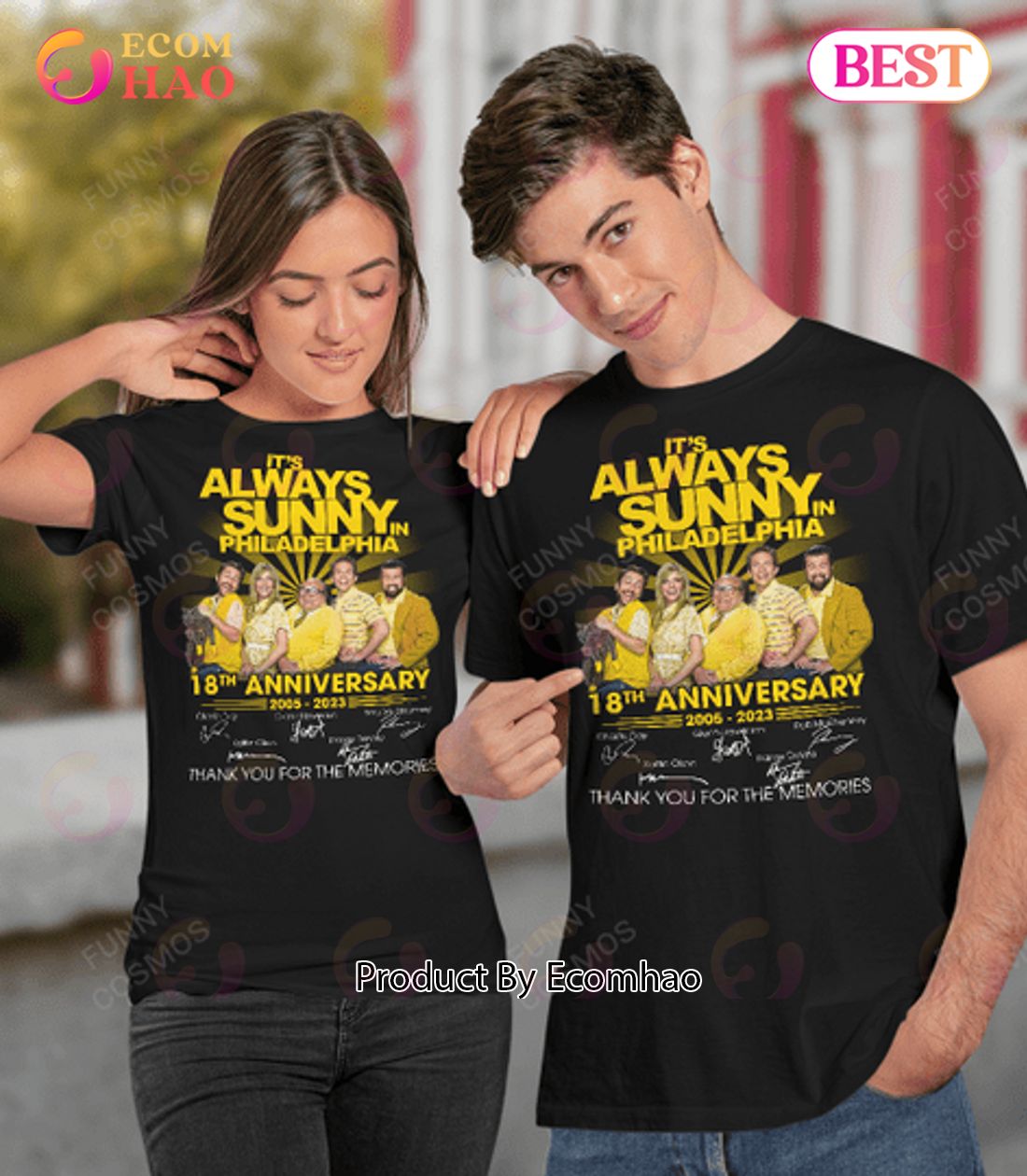 It’s Always Sunny in Philadelphia 18th Anniversary 2005 – 2023 Thank You For The Memories T-Shirt