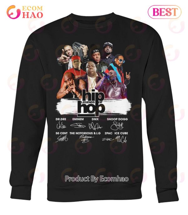 Legends Of Hip Hop Dr.Dre And Eminem And Dmx And Snoop Dog T-Shirt