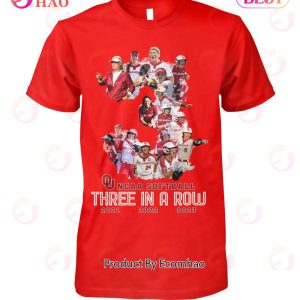 NCAA Softball Three In A Row T-Shirt