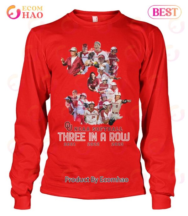 NCAA Softball Three In A Row T-Shirt