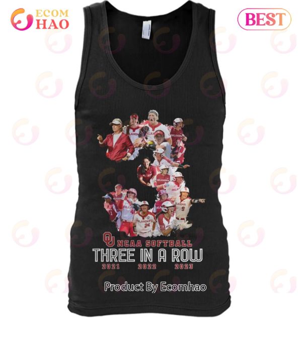 NCAA Softball Three In A Row T-Shirt
