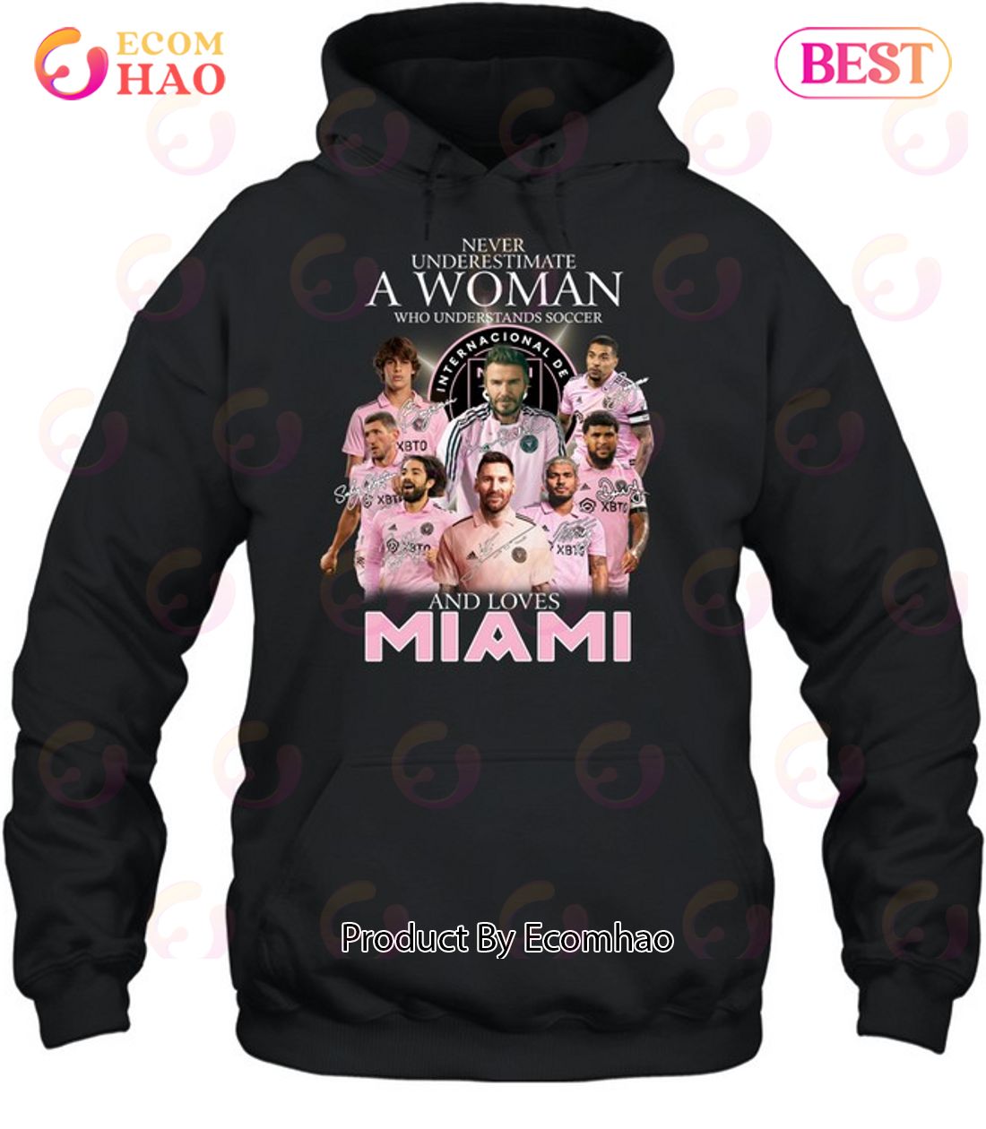 Never Underestimate A Woman Who Understands Soccer And Loves Inter Miami T-Shirt