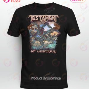 Testament 40th Anniversary The Formation of Damnation T-Shirt