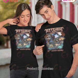 Testament 40th Anniversary The Formation of Damnation T-Shirt