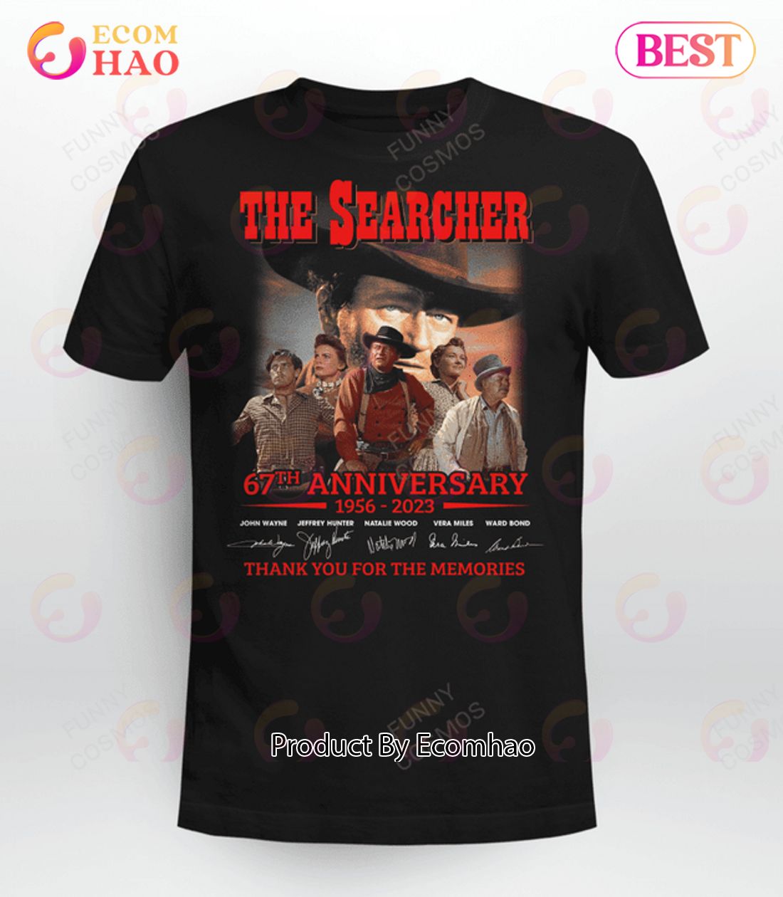 The Searchers 67th Anniversary 1956 – 2023 Thank You For The Memories T-Shirt