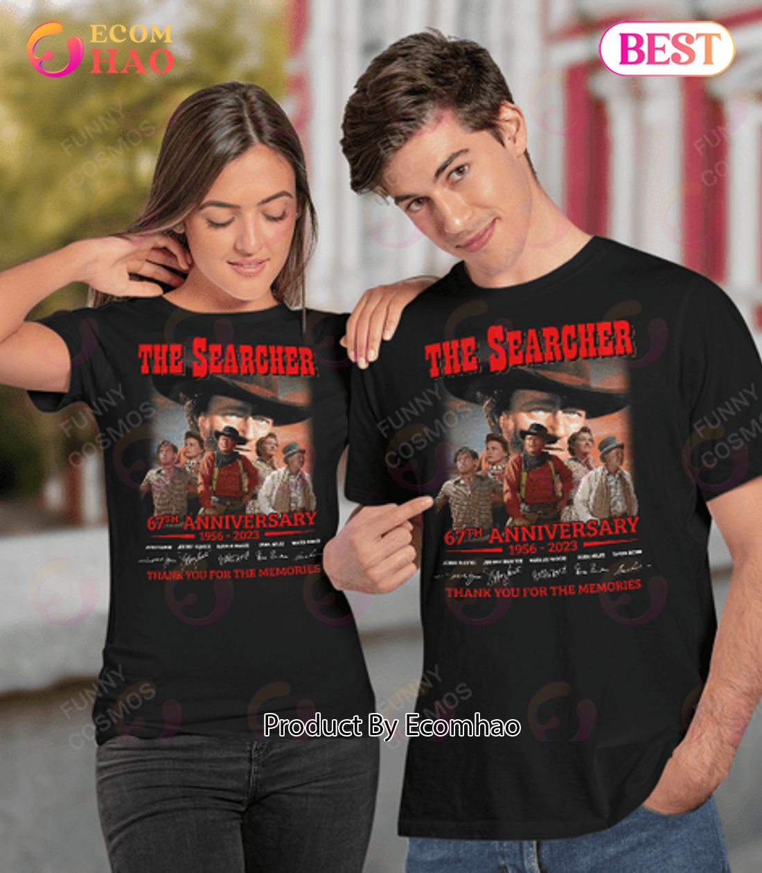 The Searchers 67th Anniversary 1956 – 2023 Thank You For The Memories T-Shirt