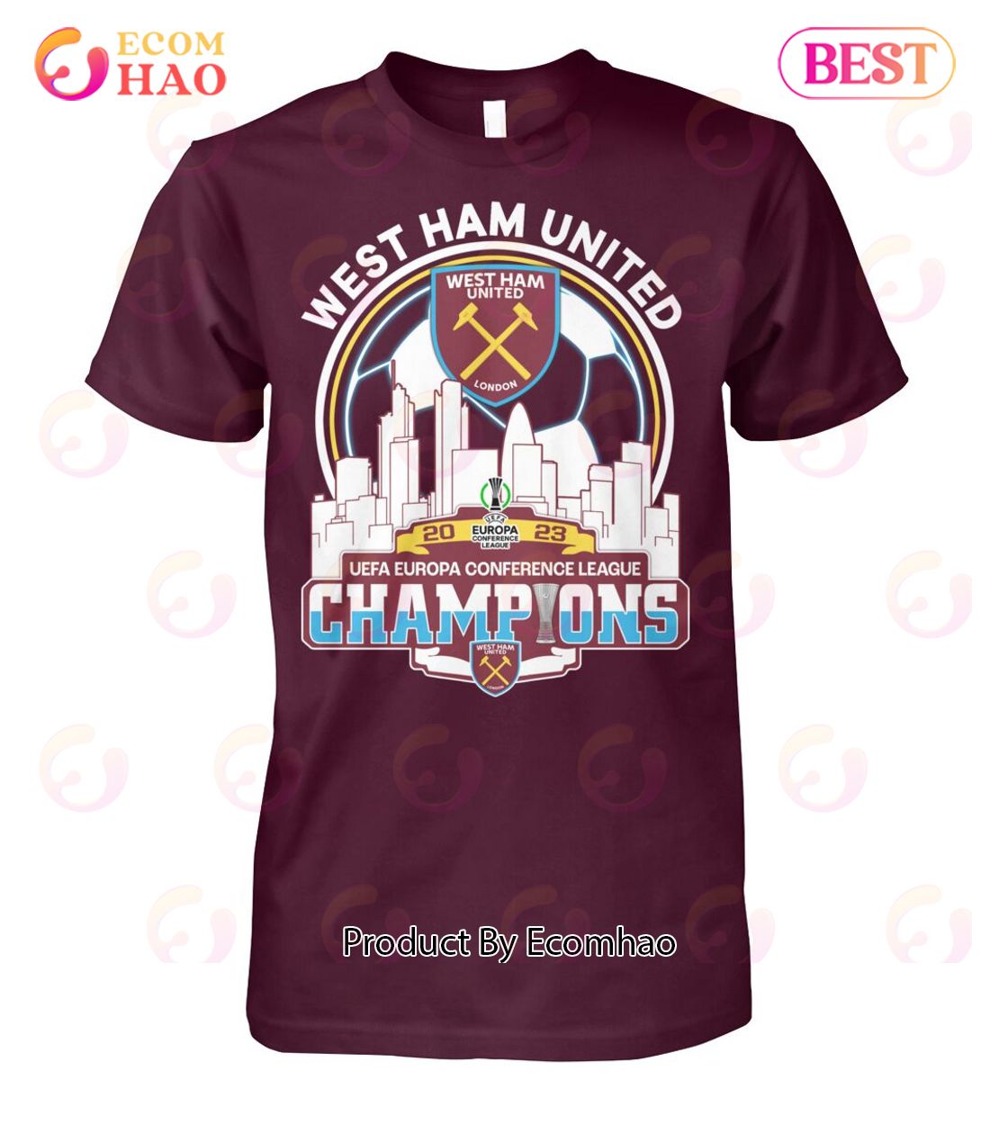 West Ham United UEFA Europa Conference League Champions T-Shirt