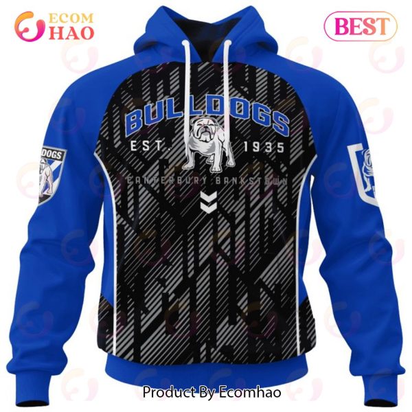 NRL Canterbury-Bankstown Bulldogs Special Blocker Design 3D Hoodie