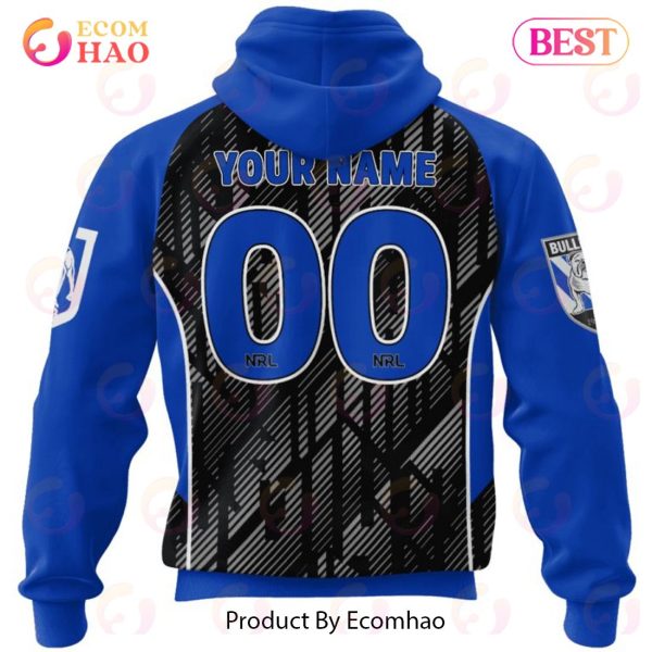 NRL Canterbury-Bankstown Bulldogs Special Blocker Design 3D Hoodie