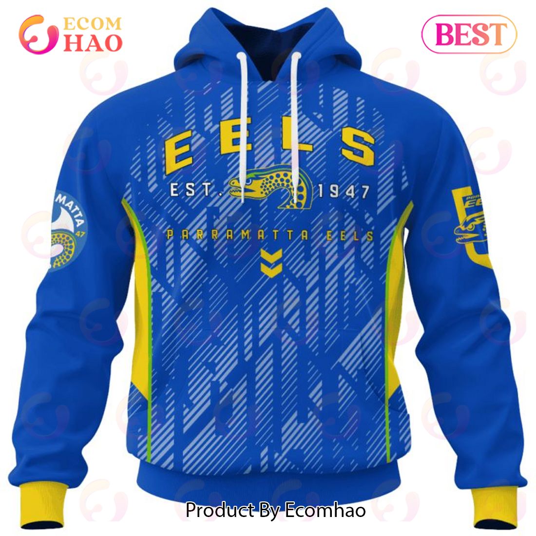 NRL Parramatta Eels Special Blocker Design 3D Hoodie