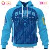 QLD Maroons Special Blocker Design 3D Hoodie