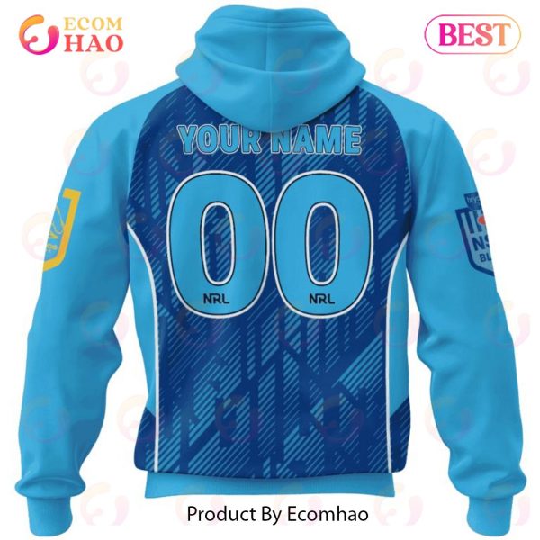 NSW Blues Special Blocker Design 3D Hoodie
