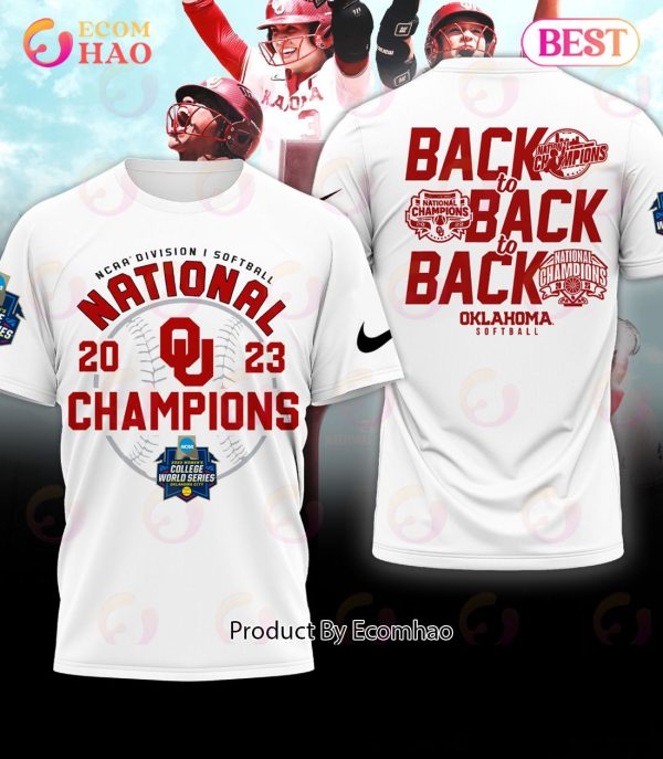 Oklahoma Sooners 2023 NCAA Softball Women’s College World Series Champions Shirt