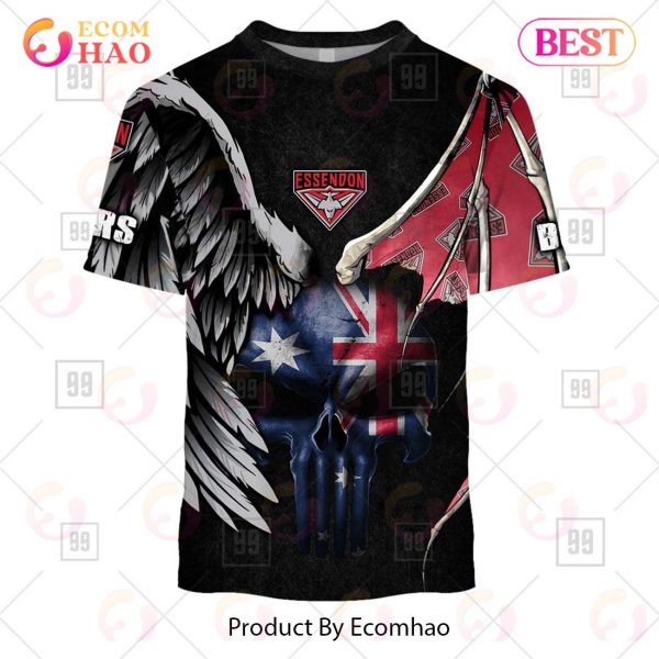 Personalized Wings AFL Essendon Bombers 3D Hoodie
