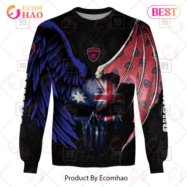 Personalized Wings AFL Melbourne Demons 3D Hoodie