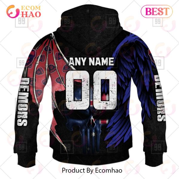 Personalized Wings AFL Melbourne Demons 3D Hoodie