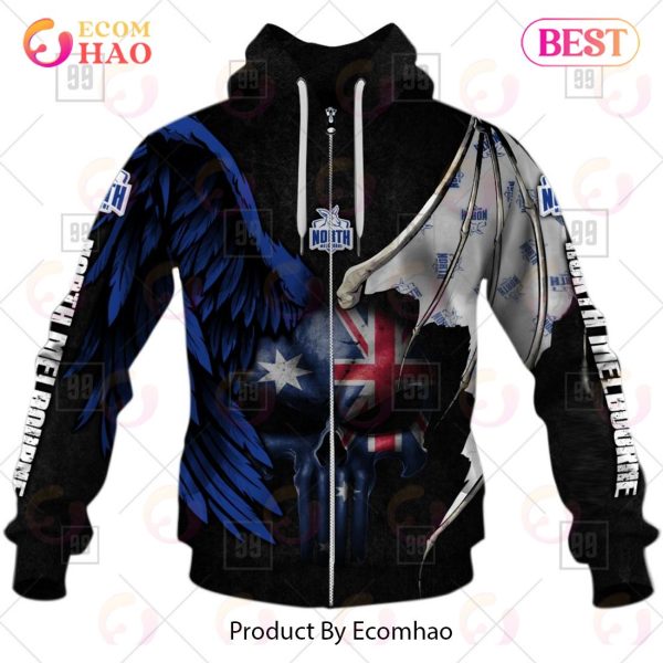 Personalized Wings AFL North Melbourne Kangaroos 3D Hoodie