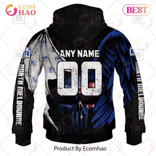 Personalized Wings AFL North Melbourne Kangaroos 3D Hoodie