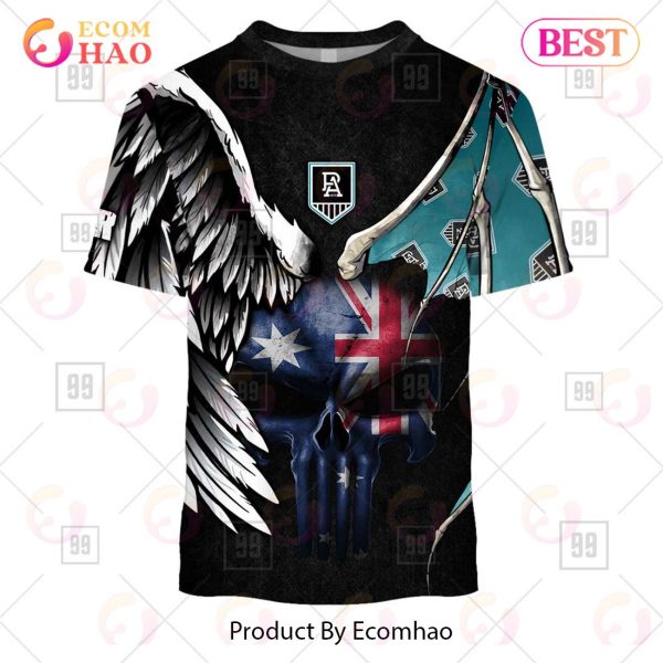 Personalized Wings AFL Port Adelaide Power 3D Hoodie
