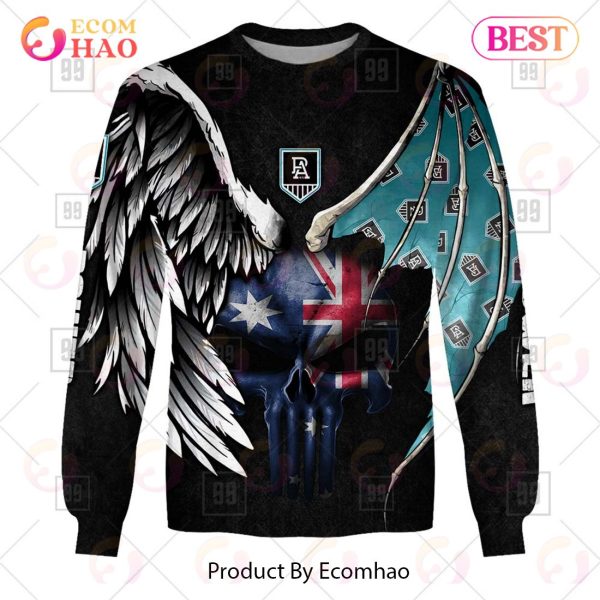 Personalized Wings AFL Port Adelaide Power 3D Hoodie