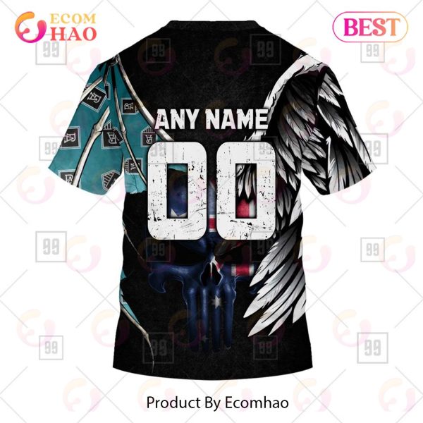 Personalized Wings AFL Port Adelaide Power 3D Hoodie