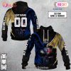 Personalized Wings AFL Western Bulldogs 3D Hoodie