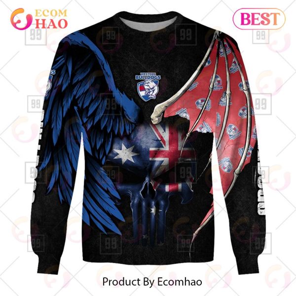 Personalized Wings AFL Western Bulldogs 3D Hoodie