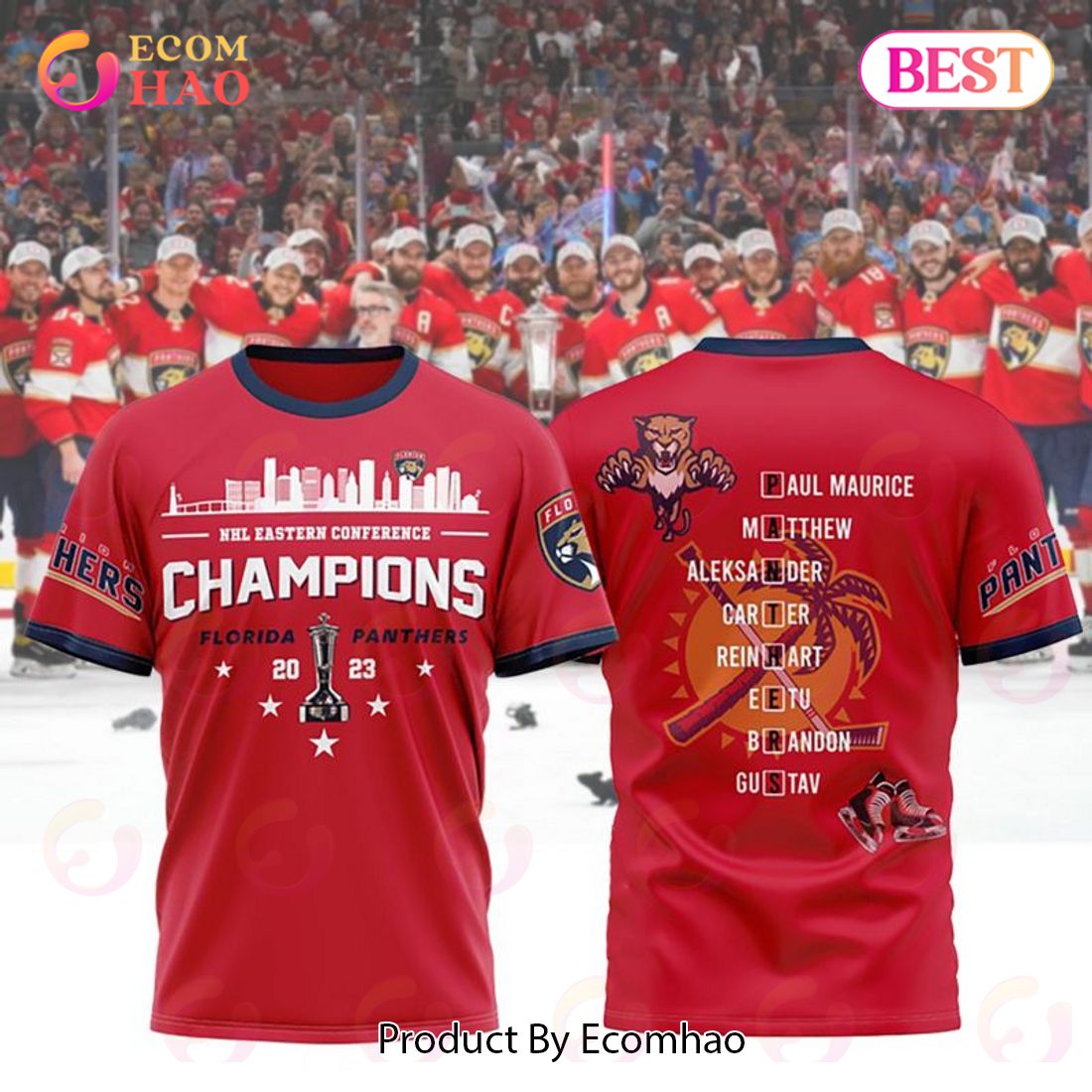 NHL Florida Panthers Eastern Conference Champs T-Shirt