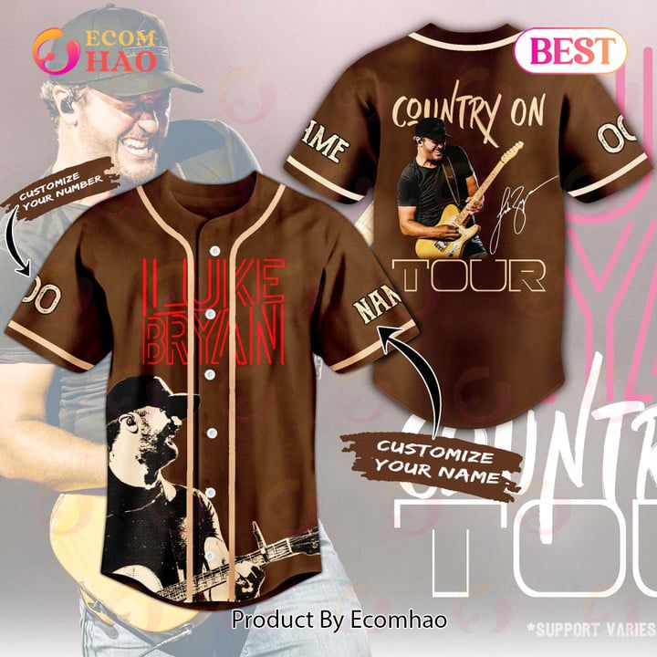 Luke Bryant Country On Tour Custom Jersey