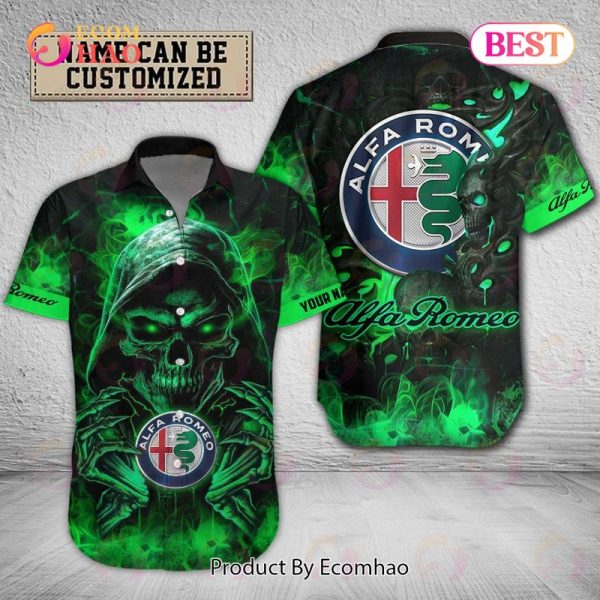Cars Alfa Romeo Hawaiian Shirt
