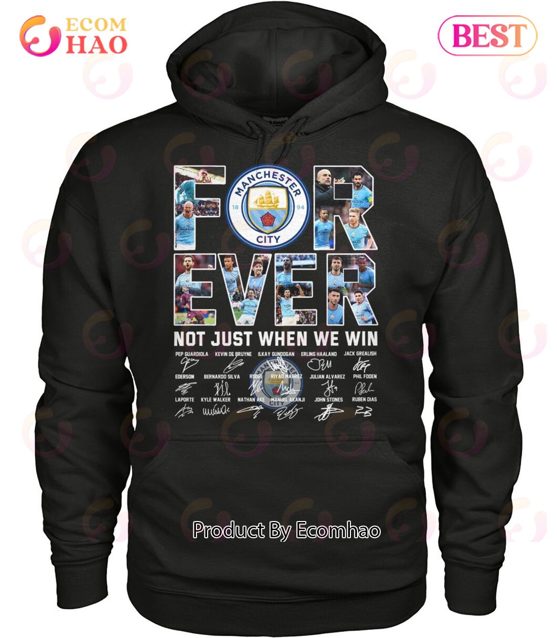 Manchester City Forever Not Just When We Win T-Shirt