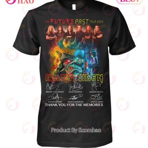 The Future Past Tour 2023 Iron Maiden Thank You For The Memories T-Shirt