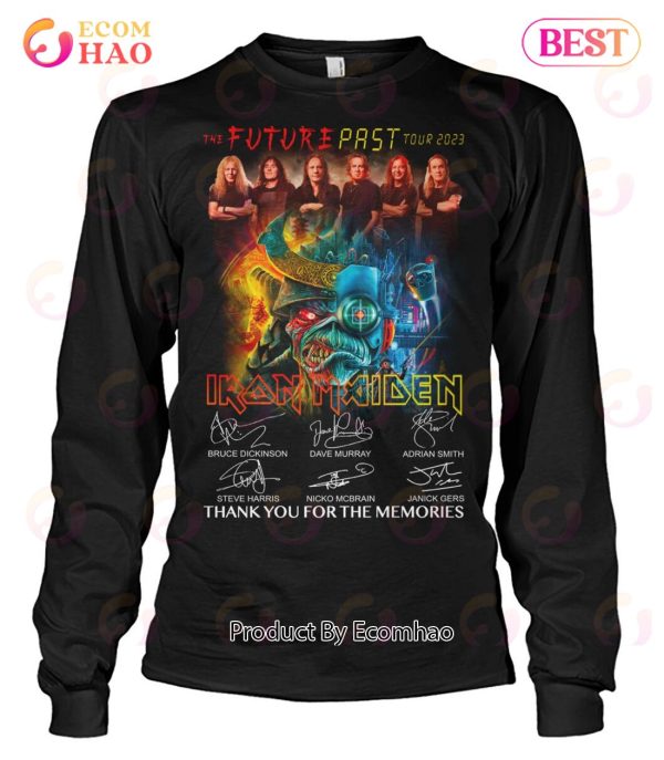 The Future Past Tour 2023 Iron Maiden Thank You For The Memories T-Shirt