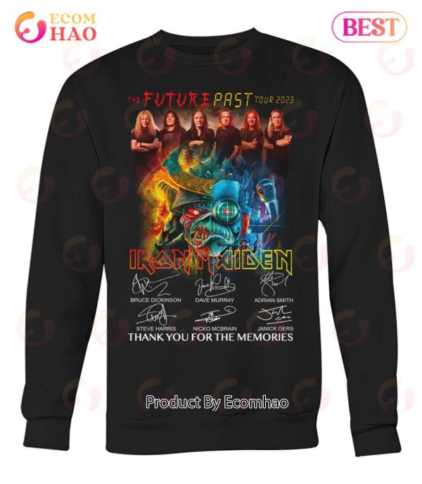 The Future Past Tour 2023 Iron Maiden Thank You For The Memories T-Shirt
