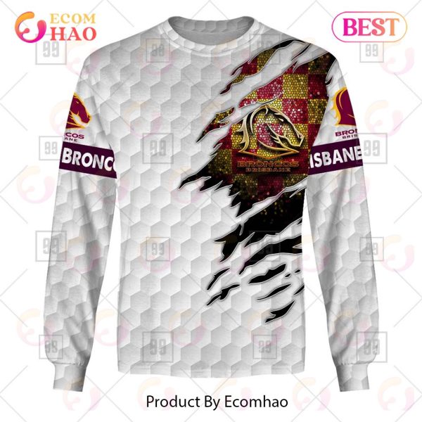 Personalized NRL Brisbane Broncos Golf 3D Hoodie