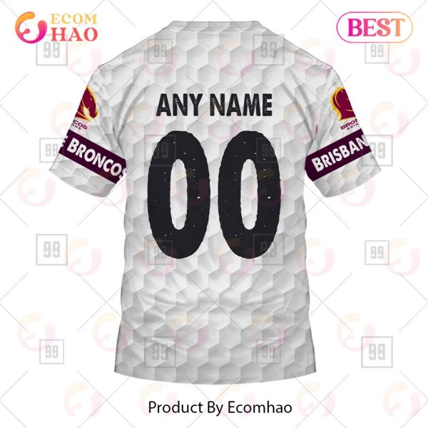 Personalized NRL Brisbane Broncos Golf 3D Hoodie