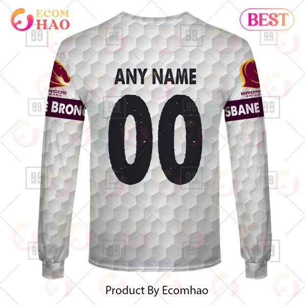 Personalized NRL Brisbane Broncos Golf 3D Hoodie