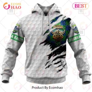 Personalized NRL Canberra Raiders Golf 3D Hoodie