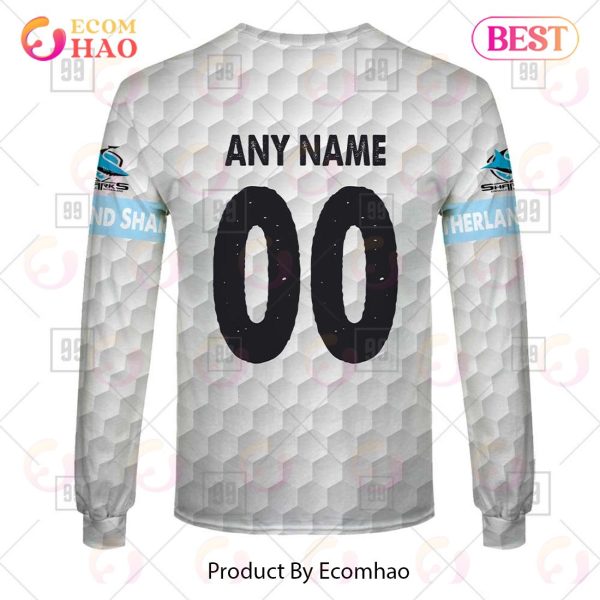 Personalized NRL Cronulla Sutherland Sharks Golf 3D Hoodie