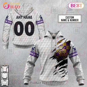 Personalized NRL Melbourne Storm Golf 3D Hoodie