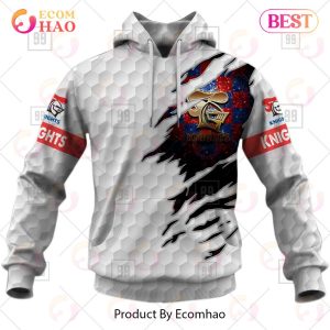 Personalized NRL Newcastle Knights Golf 3D Hoodie
